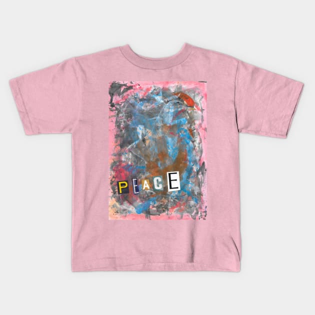 Peace - 10 Kids T-Shirt by walter festuccia